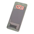 Back Cover Glass With Camera Lens For Samsung Galaxy S10e (No Logo) (Aftermarket Plus) (Flamingo Pink)
