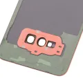 Back Cover Glass With Camera Lens For Samsung Galaxy S10e (No Logo) (Aftermarket Plus) (Flamingo Pink)