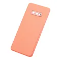 Back Cover Glass With Camera Lens For Samsung Galaxy S10e (No Logo) (Aftermarket Plus) (Flamingo Pink)