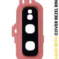 Back Camera Lens With Cover Bezel Ring For Samsung Galaxy S10E (Flamingo Pink)
