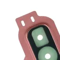Back Camera Lens With Cover Bezel Ring For Samsung Galaxy S10E (Flamingo Pink)