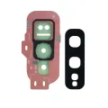 Back Camera Lens With Cover Bezel Ring For Samsung Galaxy S10E (Flamingo Pink)