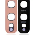 Back Camera Lens (Glass Only) With Adhesive For Samsung Galaxy S10E (Flamingo Pink) (10 Pack)