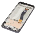 LCD Assembly With Frame For Motorola Moto G Play (XT2093-7 / 2021) (Genuine OEM) (Flash Gray)