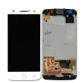 LCD Assembly With Frame For Motorola Moto Z Force Droid (XT1650-02 / 2016) (Genuine OEM) (White)