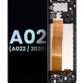 LCD Assembly With Frame For Samsung Galaxy A02 (A022 / 2022) (Service Pack) (All Colors)