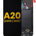 OLED Assembly With Frame For Samsung Galaxy A20 (A205 / 2019) (US Version) (Refurbished) (All Colors)