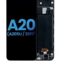 LCD Assembly With Frame For Samsung Galaxy A20 (A205 / 2019) (US Version) (Aftermarket: Incell) (All Colors)