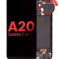 OLED Assembly With Frame For Samsung Galaxy A20 (A205U / 2019) (US Version) (Aftermarket Plus) (All Colors)
