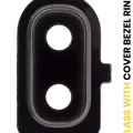 Back Camera Lens With Cover Bezel Ring For Samsung Galaxy A10e (A102 / 2019) (Black)