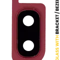 Back Camera Lens With Bracket / Bezel For Samsung Galaxy A20 (A205 / 2019) (Red)