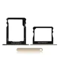 Sim Card + SD Card Tray For Huawei P8 (Prestige Gold)