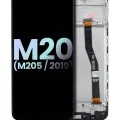OLED Assembly With Frame For Samsung Galaxy M20 (M205 / 2019) (Service Pack) (All Colors)