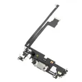 Charging Port Flex Cable For iPhone 12 Pro Max (Used OEM Pull) (Silver)
