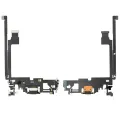 Charging Port Flex Cable For iPhone 12 Pro Max (Used OEM Pull) (Graphite)