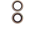 Back Camera Lens (Glass Only) With Adhesive For iPhone 13 / 13 Mini (2 Piece Set) (Real Sapphire) (Premium) (10 Pack)
