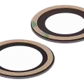 Back Camera Lens (Glass Only) With Adhesive For iPhone 13 / 13 Mini (2 Piece Set) (Real Sapphire) (Premium) (10 Pack)