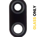 Back Camera Lens (Glass Only) With Adhesive For Motorola Moto E6 Plus (XT2025 / 2019) (Polished Graphite)