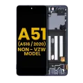 OLED Assembly With Frame For Samsung Galaxy A51 5G (A516 / 2020) (Non-Verizon 5G UW Frame) (Refurbished) (Prism Cube Black)