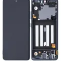 OLED Assembly With Frame For Samsung Galaxy A51 5G (A516 / 2020) (Non-Verizon 5G UW Frame) (Refurbished) (Prism Cube Black)