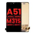 OLED Assembly Without Frame For Samsung Galaxy A51 4G (A515 / 2019) / M31S (M317 / 2020) (Aftermarket Plus) (All Colors)