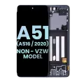 OLED Assembly With Frame For Samsung Galaxy A51 5G (A516 / 2020) (Non-Verizon 5G UW Frame) (Service Pack) (Prism Cube Black)