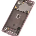 OLED Assembly With Frame For Samsung Galaxy A51 5G (A516 / 2020) (Non-Verizon 5G UW Frame) (Service Pack) (Prism Cube Pink)