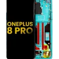 OLED Assembly With Frame For OnePlus 8 Pro (Refurbished) (Glacial Green)