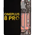 OLED Assembly With Frame For OnePlus 8 Pro (Refurbished) (Onyx Black)