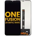 LCD Assembly Without Frame For Motorola One Fusion (XT2073 / 2020) (Refurbished) (Black)