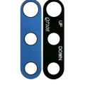 Back Camera Lens For Motorola One Fusion (XT2073 / 2020) (Deep Sapphire Blue) (2 Piece Set)