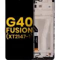 LCD Assembly With Frame For Motorola Moto G40 Fusion (XT2147-1) (Refurbished) (All Colors)
