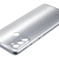 Back cover Glass For Motorola Moto G40 Fusion (XT2147-1 / 2021) (Silver)