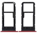 Single Sim Card Tray For Motorola Moto E7 (XT2095 / 2020) (Red)
