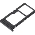 Single Sim Card Tray For Motorola Moto G Power (XT2041 / 2020) (Smoke Black)