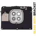 Back Camera Lens With Bracket For Motorola Moto G Power (XT2117 / 2021) (Polar Silver)