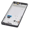 OLED Assembly With Frame For Motorola Moto Edge Plus (XT2061 / 2020) (Refurbished) (Black)