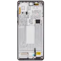OLED Assembly With Frame For Motorola Moto Edge Plus (XT2061 / 2020) (Refurbished) (Smokey Sangria)