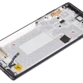 OLED Assembly With Frame For Motorola Moto Edge Plus (XT2061 / 2020) (Refurbished) (Smokey Sangria)
