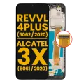 LCD Assembly With Frame For T-Mobile Revvl 4 Plus (5062 / 2020) / Alcatel 3X (5061 / 2020) (Refurbished) (Black)