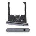 Single Sim Card Tray For Motorola Razr 5G (XT2071 / 2020) (Polished Graphite)