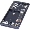 OLED Assembly With Frame For Motorola Edge 5G (XT2063 / 2020) (Refurbished) (Solar Black)