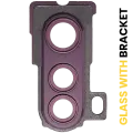 Back Camera Lens With Bracket For Motorola Edge Plus (XT2061 / 2020) (Smokey Sangria)