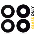 Back Camera Lens (Glass Only) With Adhesive For Motorola One 5G (XT2075-1 / 2020) (4 Piece Set)