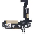 Charging Port Flex Cable For iPhone 12 Pro (Aftermarket Plus) (Gold)