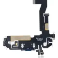 Charging Port Flex Cable For iPhone 12 / 12 Pro (Aftermarket Plus) (Pacific Blue)