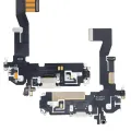 Charging Port Flex Cable For iPhone 12 Pro (Aftermarket Plus) (Silver)