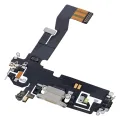 Charging Port Flex Cable For iPhone 12 Pro (Aftermarket Plus) (Silver)