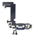 Charging Port Flex Cable For iPhone 12 Mini (Aftermarket Plus) (Blue)