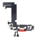 Charging Port Flex Cable For iPhone 12 Mini (Aftermarket Plus) (Red)